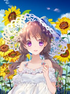 anh hoa huong duong anime