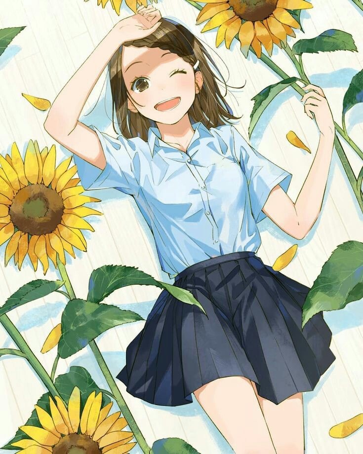 anh hoa huong duong anime