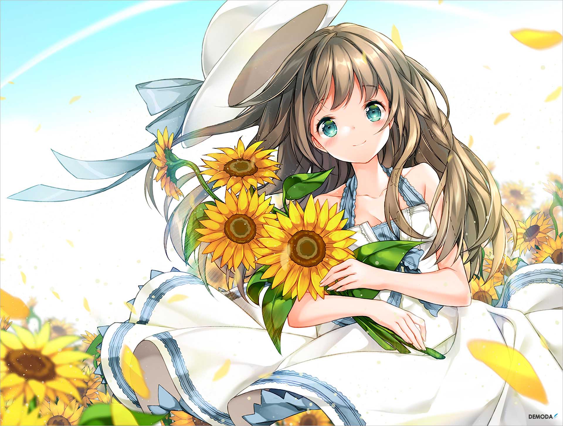 anh hoa huong duong anime