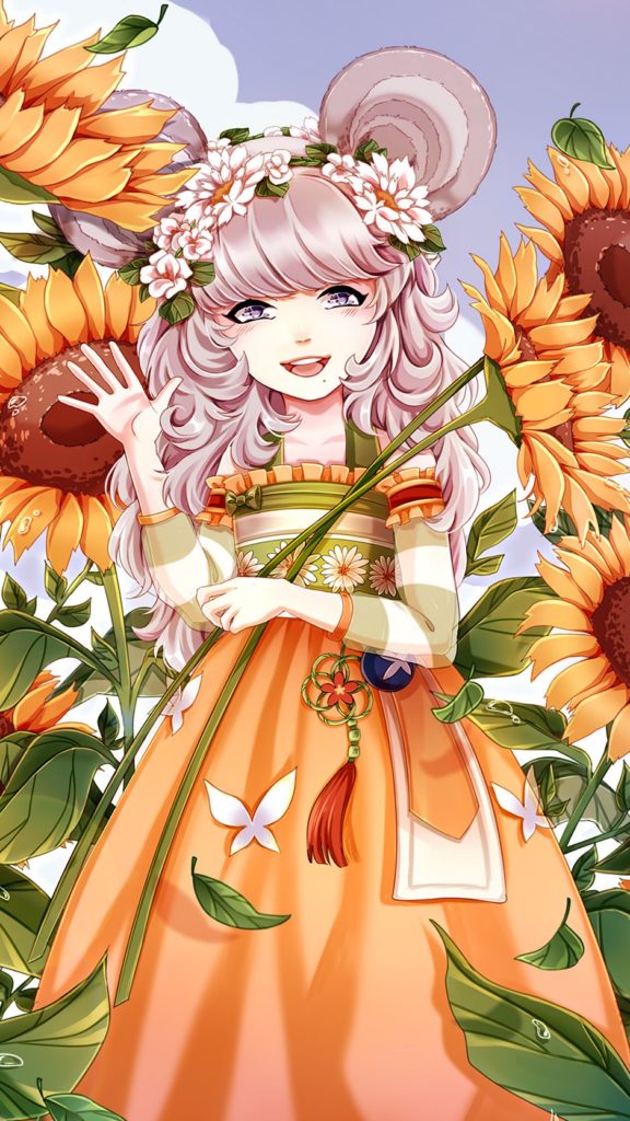 anh hoa huong duong anime