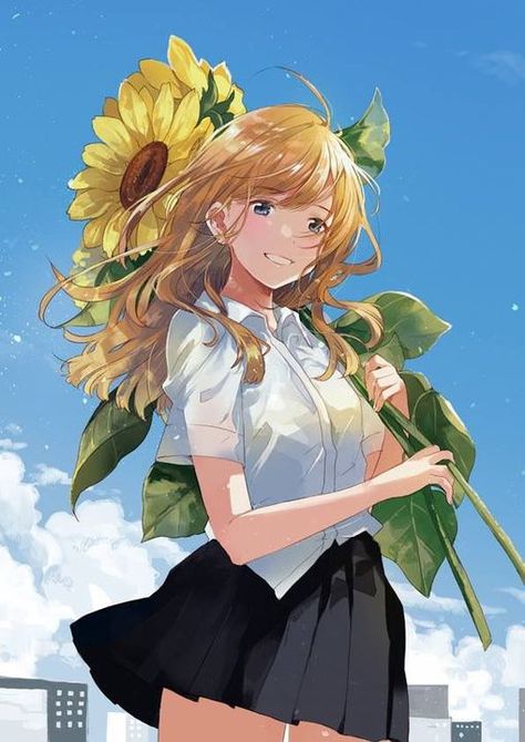 anh hoa huong duong anime