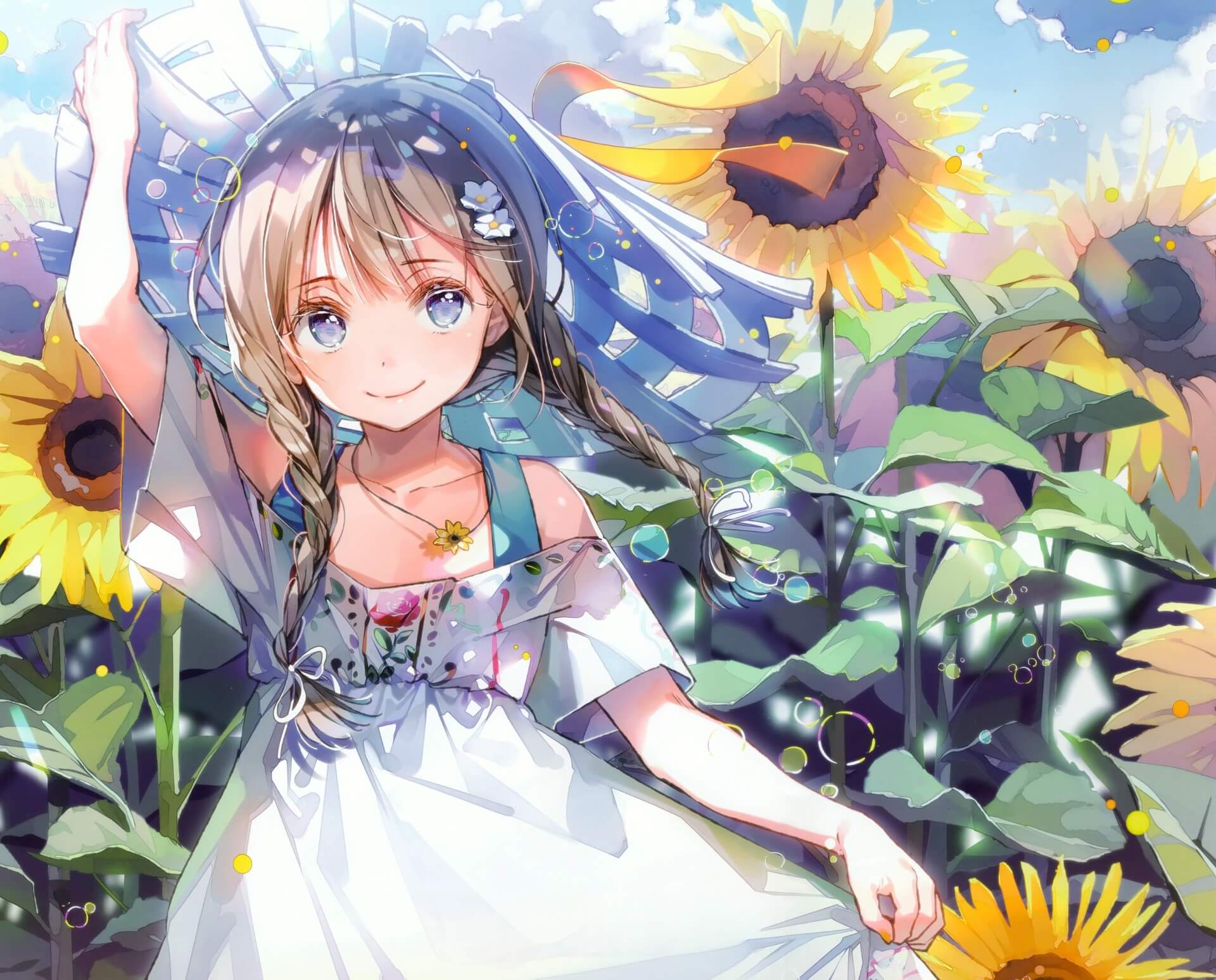 anh hoa huong duong anime