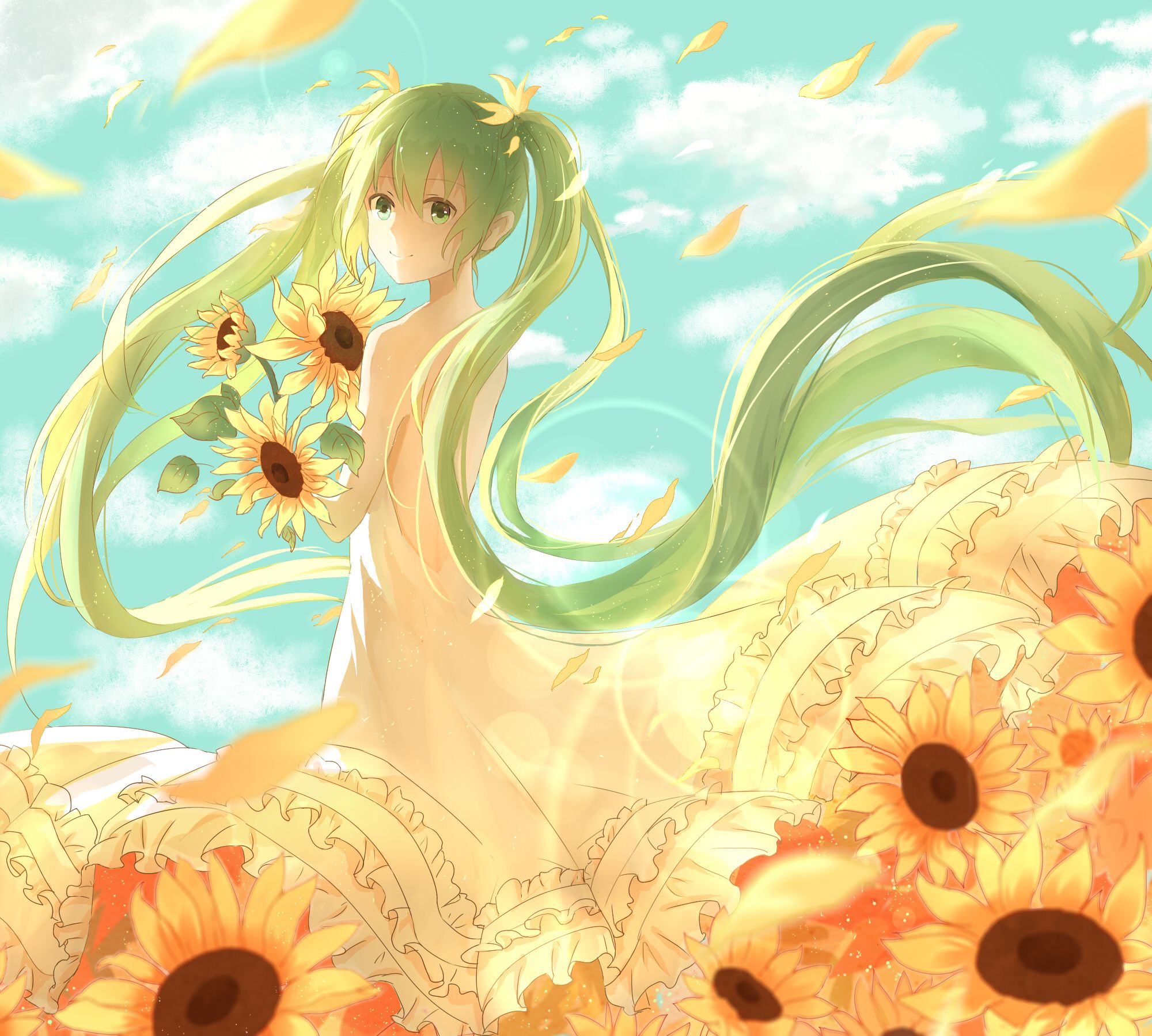 anh hoa huong duong anime