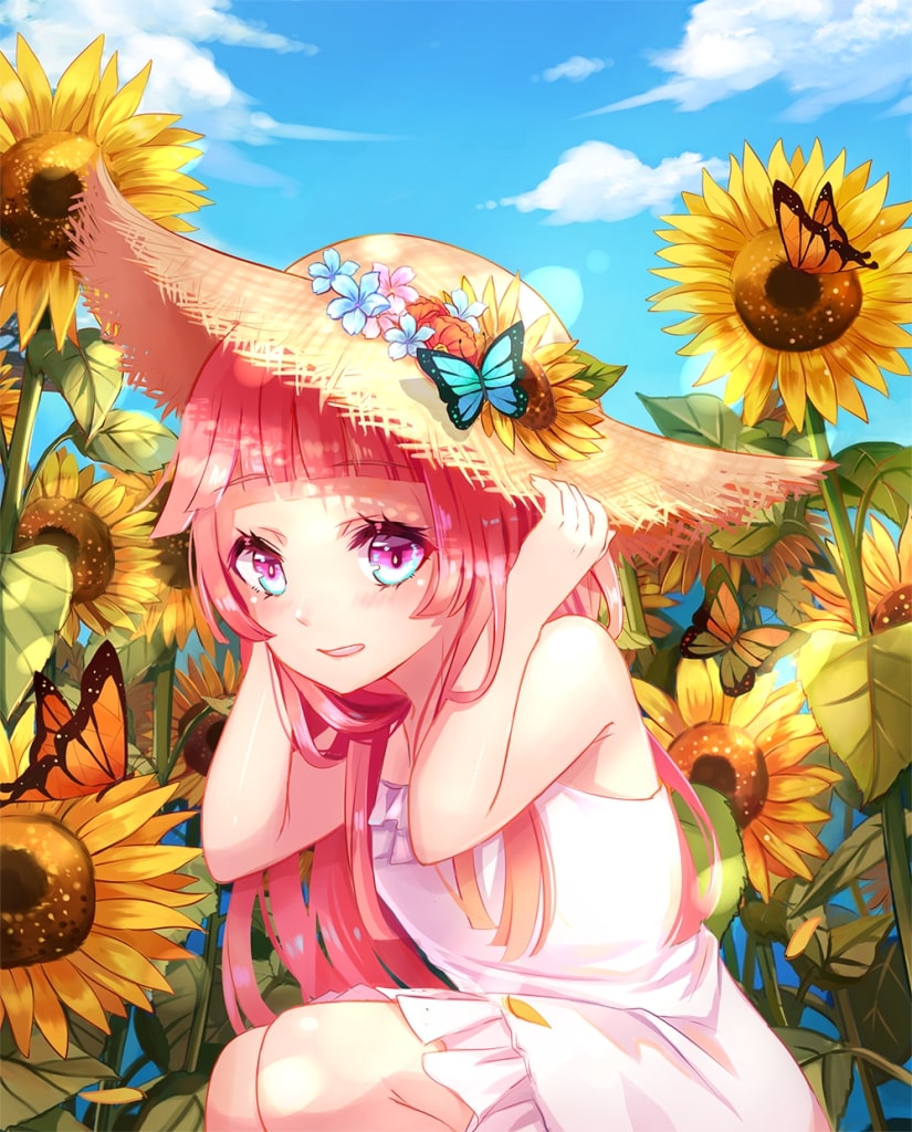 anh hoa huong duong anime