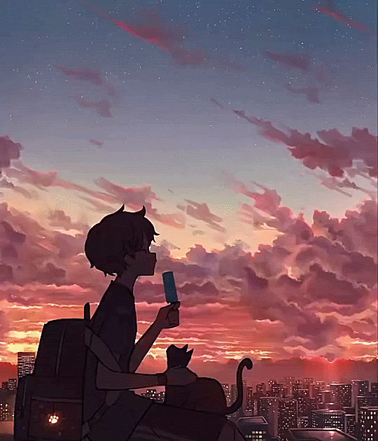 ảnh hoàng hôn anime 34