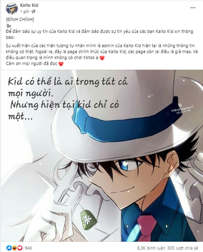 anh kaito kid