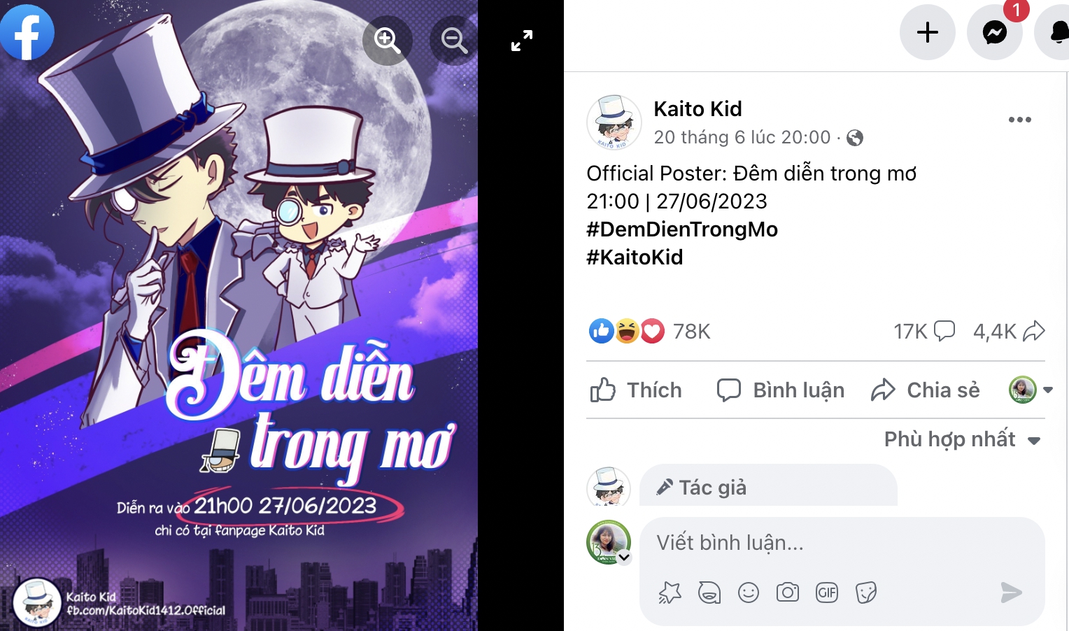 anh kaito kid