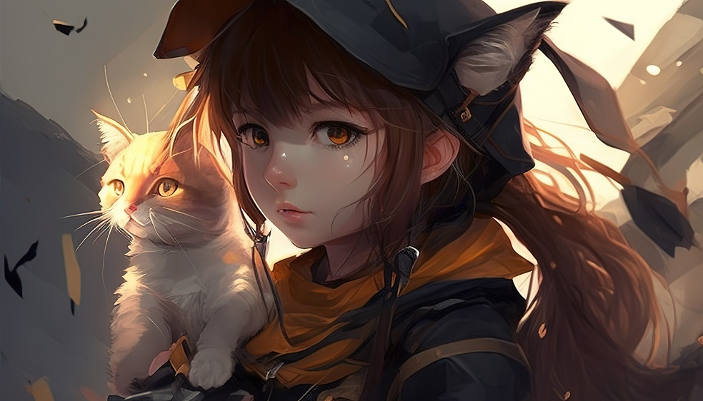 anh meo anime