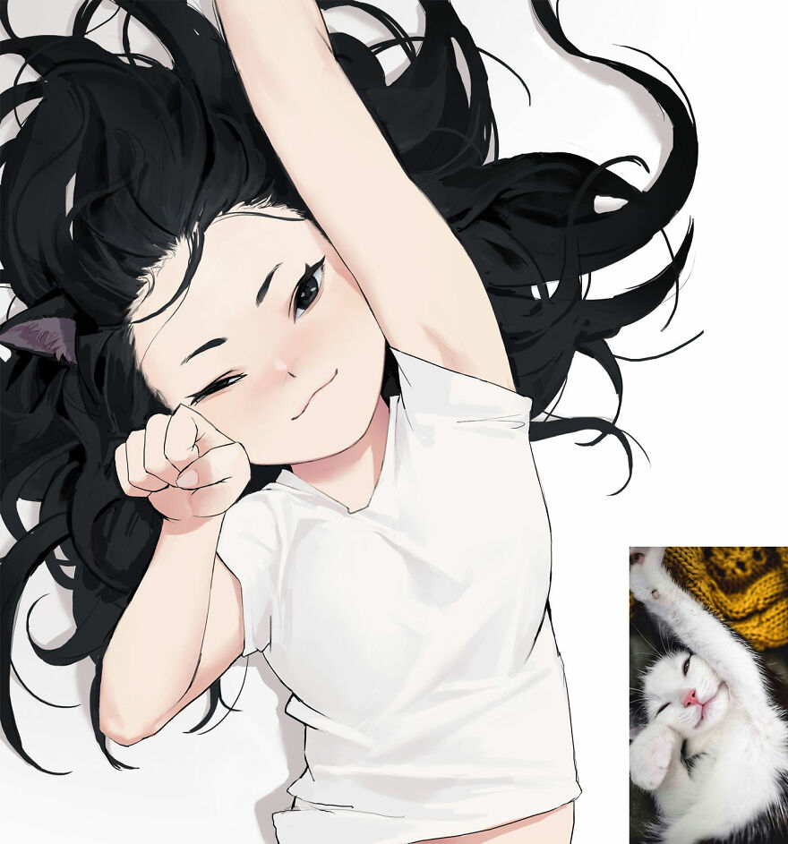 anh meo anime