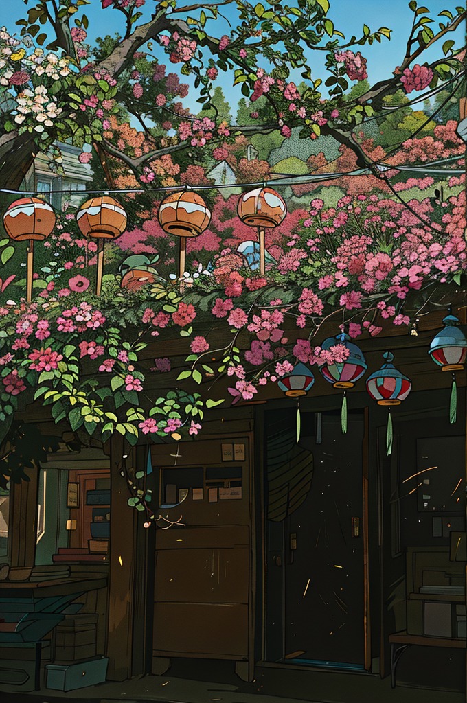 anh phong canh anime