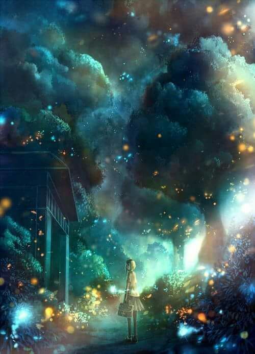 anh phong canh anime