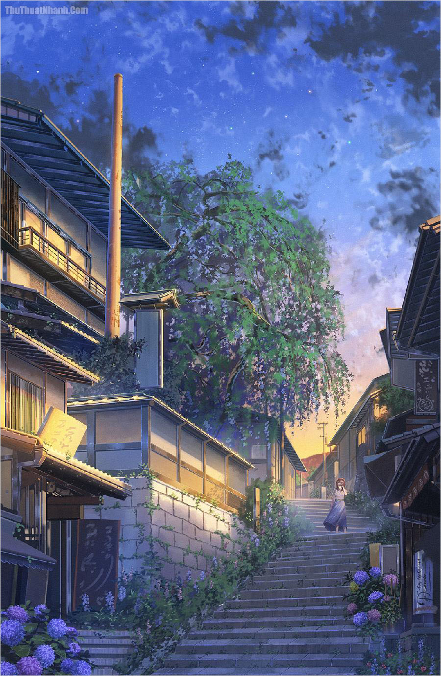 anh phong canh anime