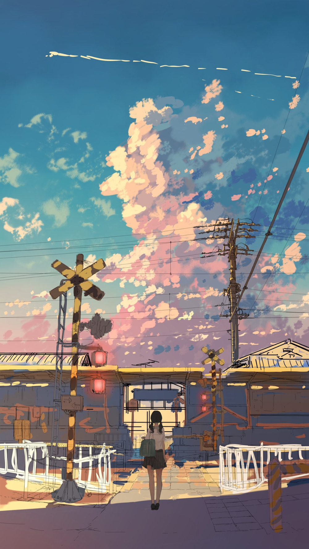 anh phong canh anime