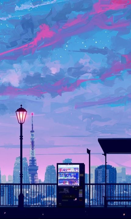 anh phong canh anime