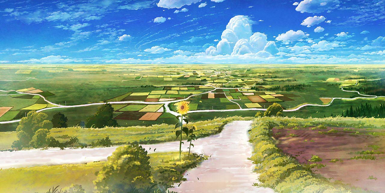 anh phong canh anime