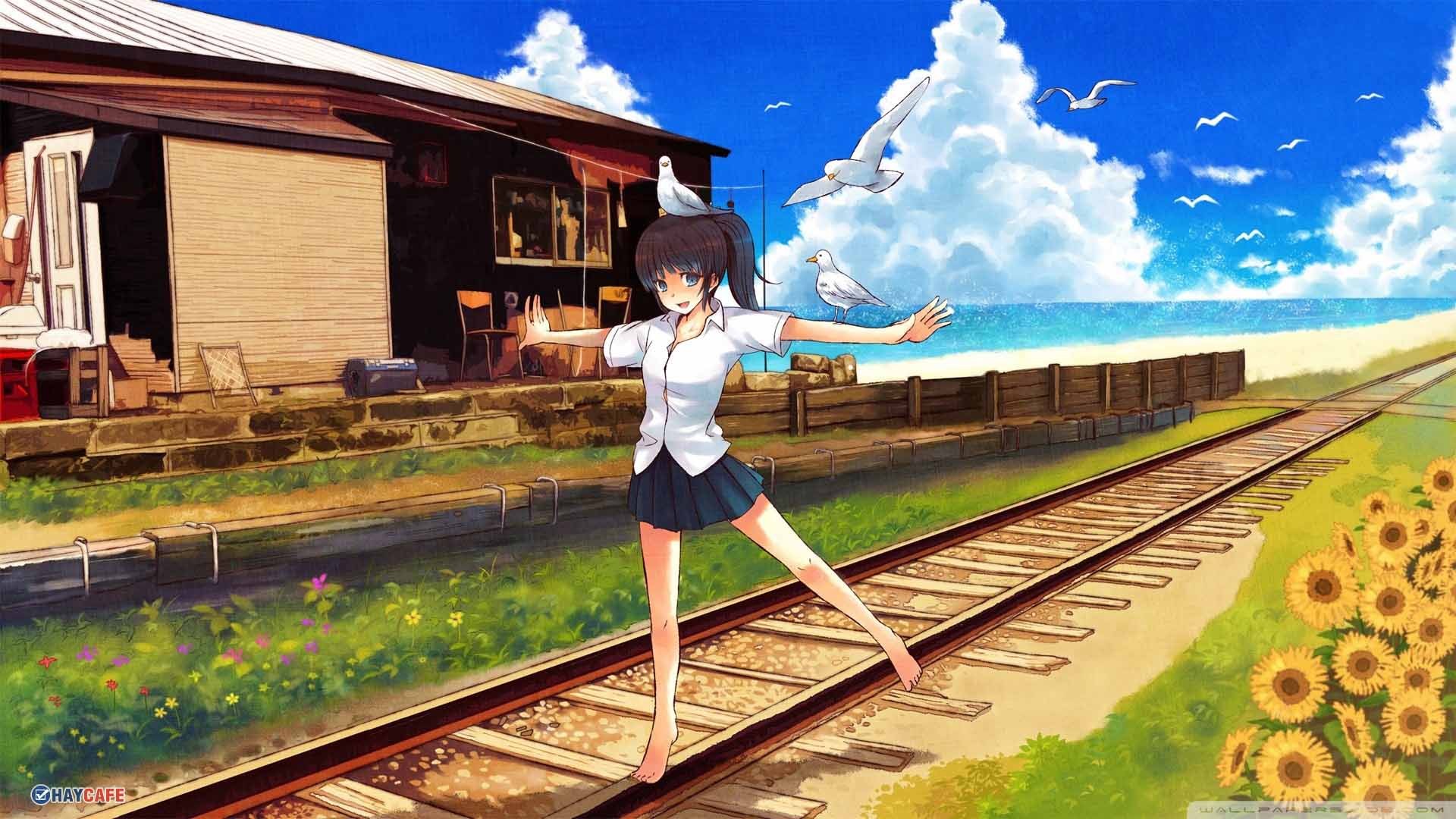 anh phong canh anime