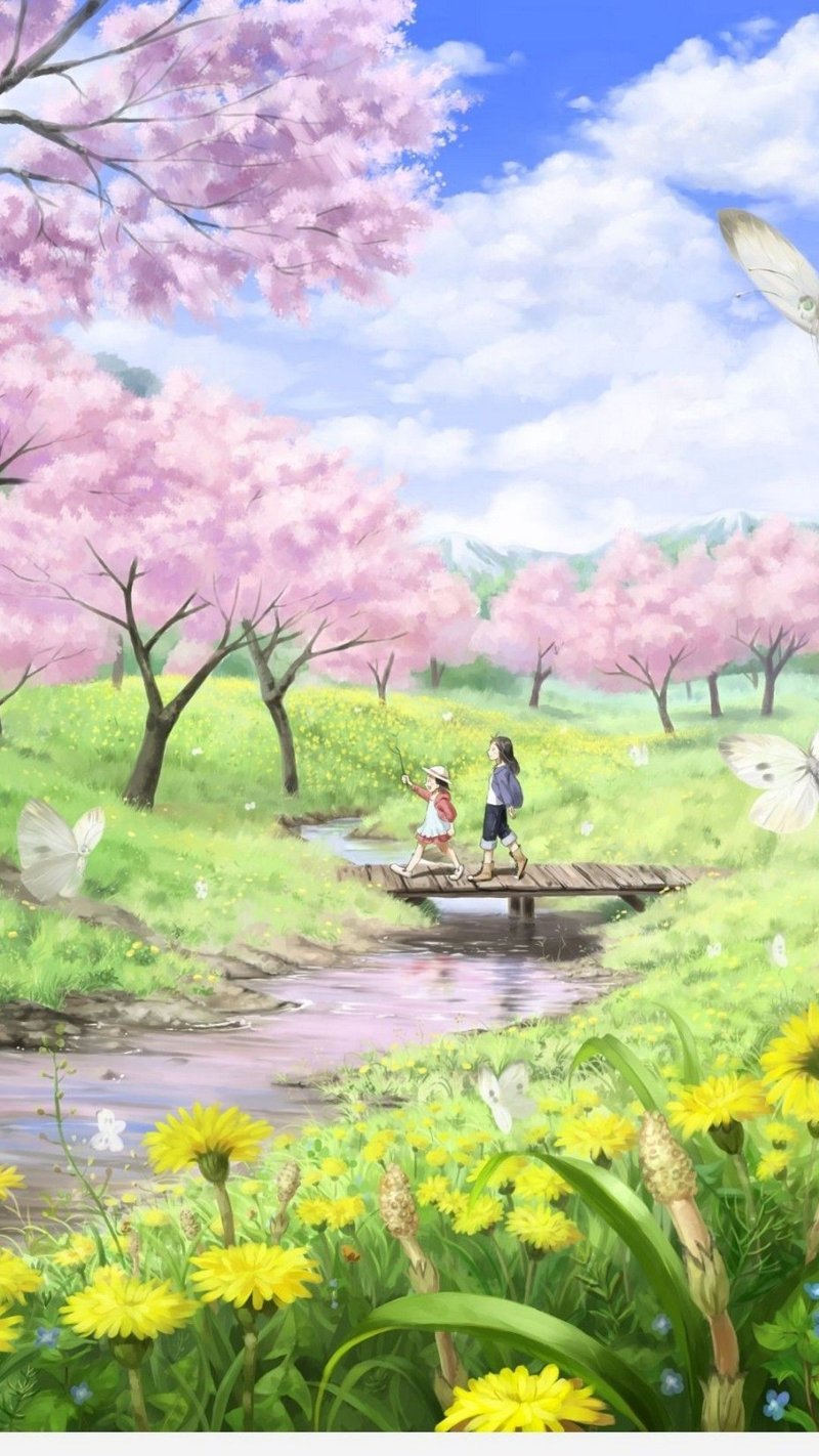 hình nền hoa anh đào anime (13) hình nền hoa anh đào anime (13)
