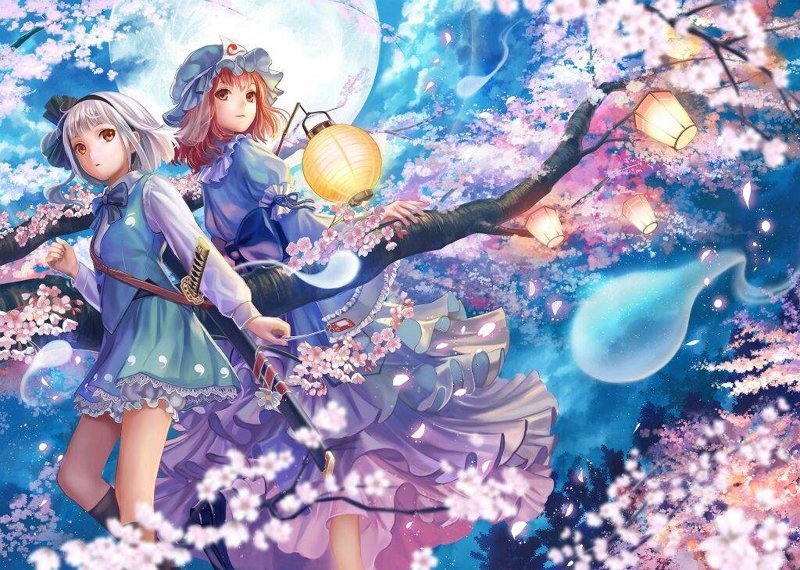hình nền hoa anh đào anime (29)