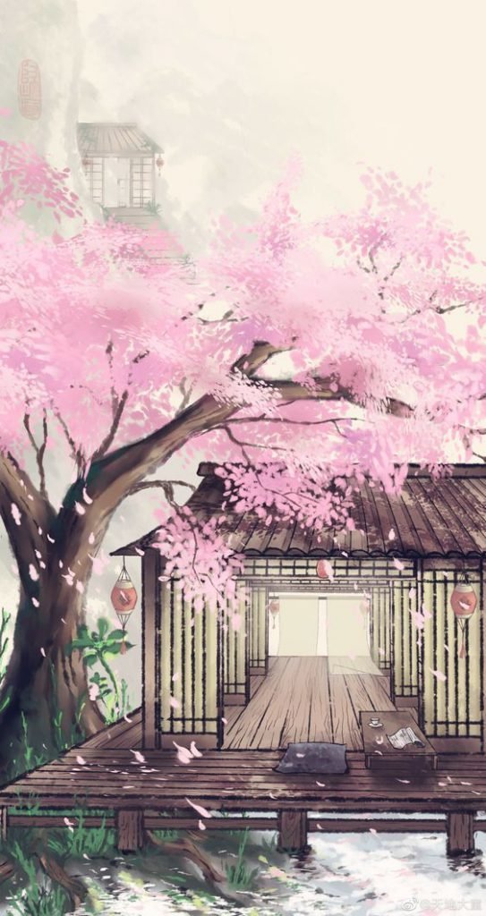 hình nền hoa anh đào anime (80)