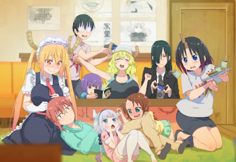 nhung bo anime cute kobayashi san chi no maid dragon nhung bo anime cute kobayashi san chi no maid dragon