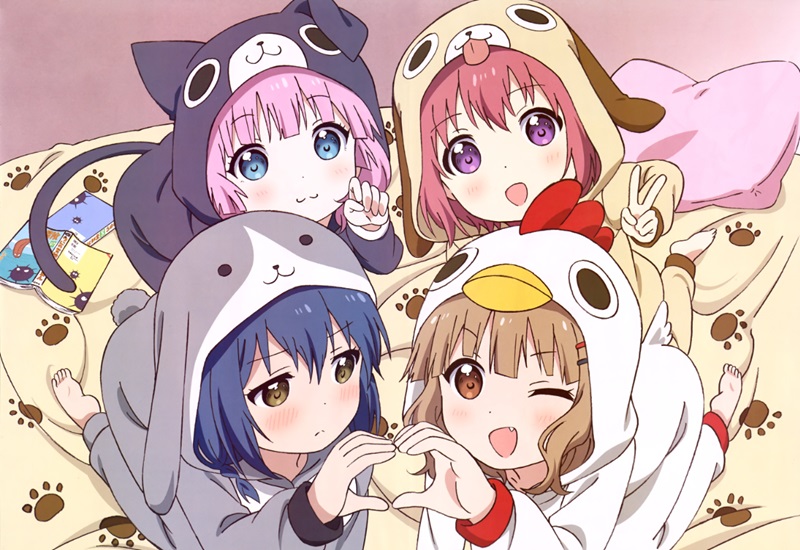 nhung bo anime cute yuru yuri nhung bo anime cute yuru yuri