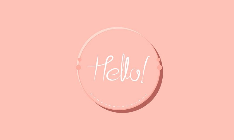 Hình nền hello dễ thương với các họa tiết vui nhộn, thú vị