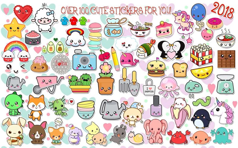 Khám Phá Bộ Sưu Tập Hình Nền Sticker Độc Đáo