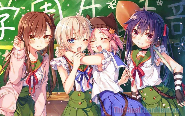 Ảnh Bạn Thân Anime thể hiện mối quan hệ bền vững