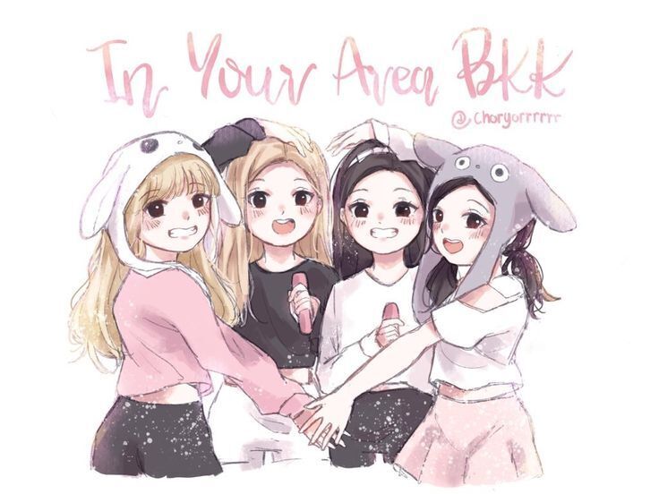 anh blackpink anime