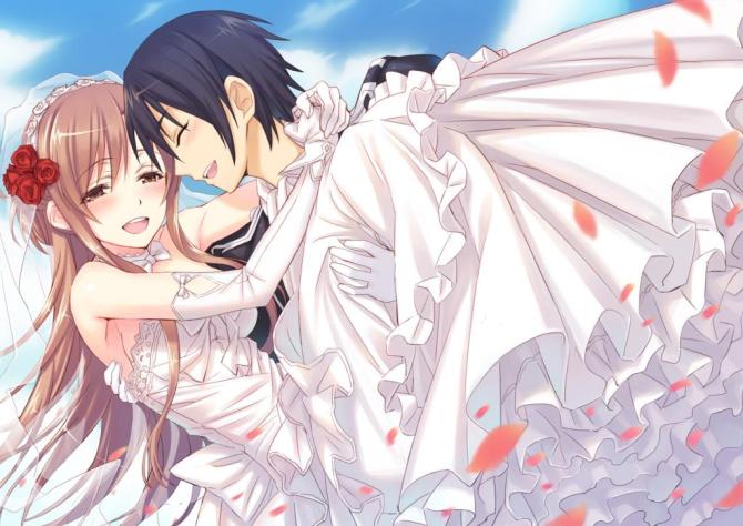 Hạnh phúc vĩnh cửu trong bộ ảnh cưới Anime