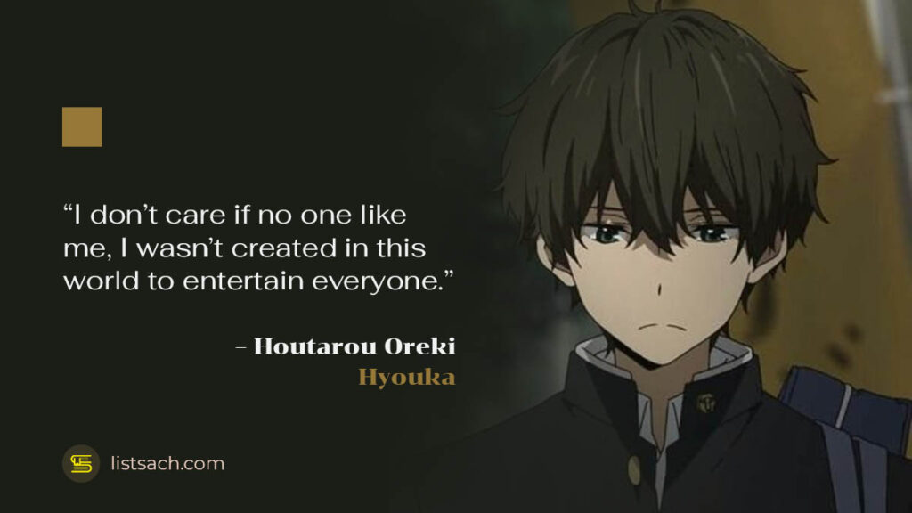 Ảnh Quotes Anime: Suy tư và cảm xúc trong tâm hồn