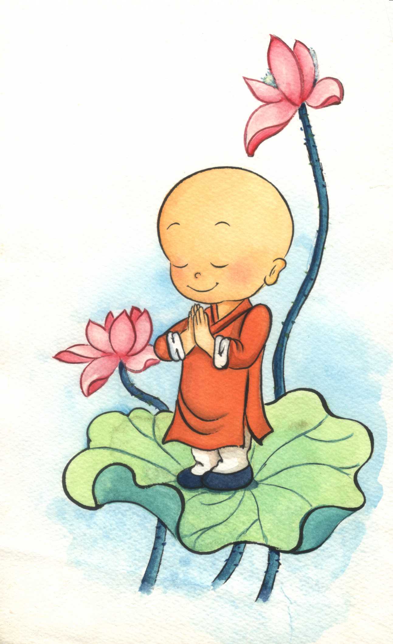 ảnh Ch&uacute; Tiểu Niệm Phật