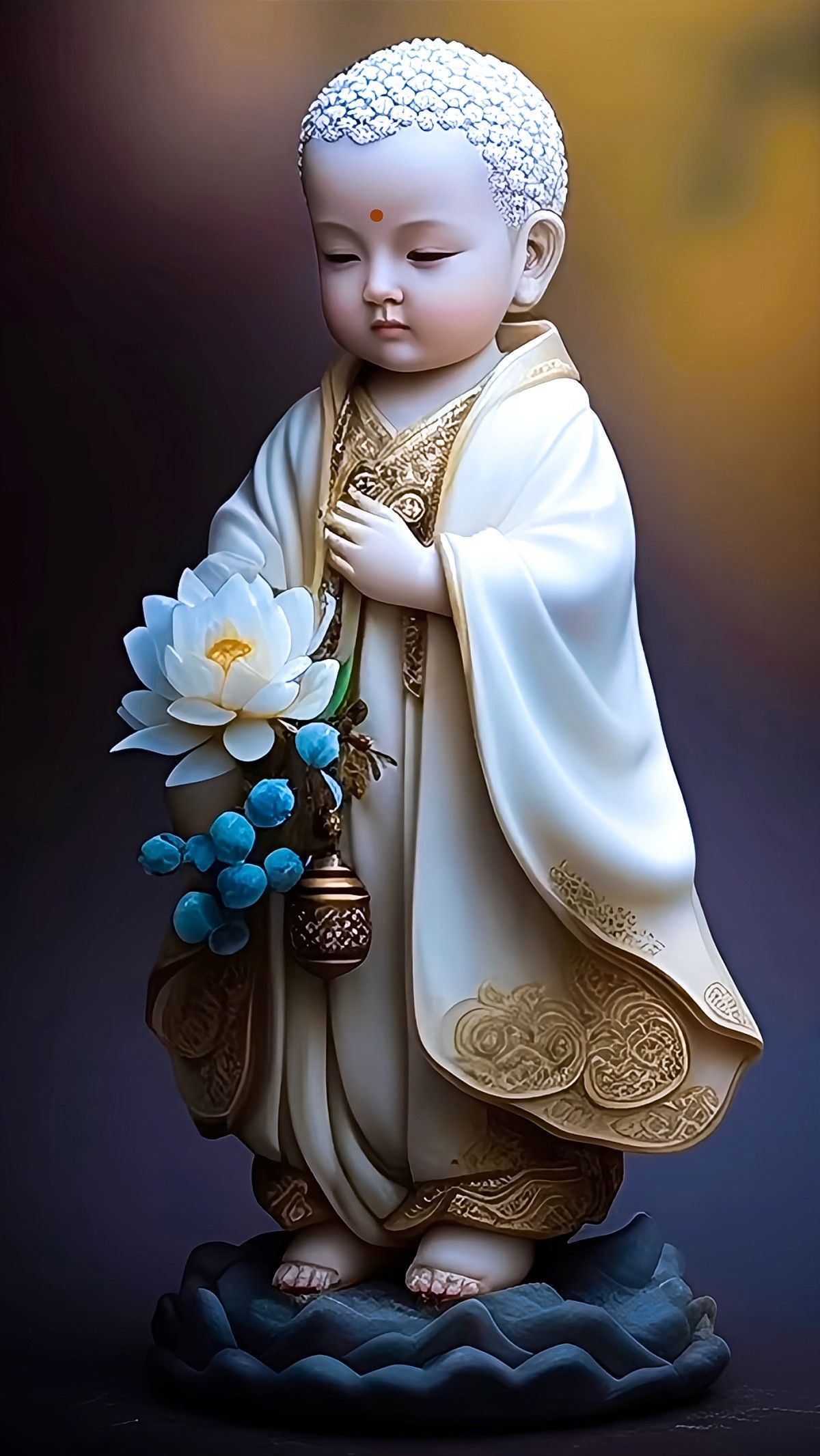 ảnh Ch&uacute; Tiểu Niệm Phật
