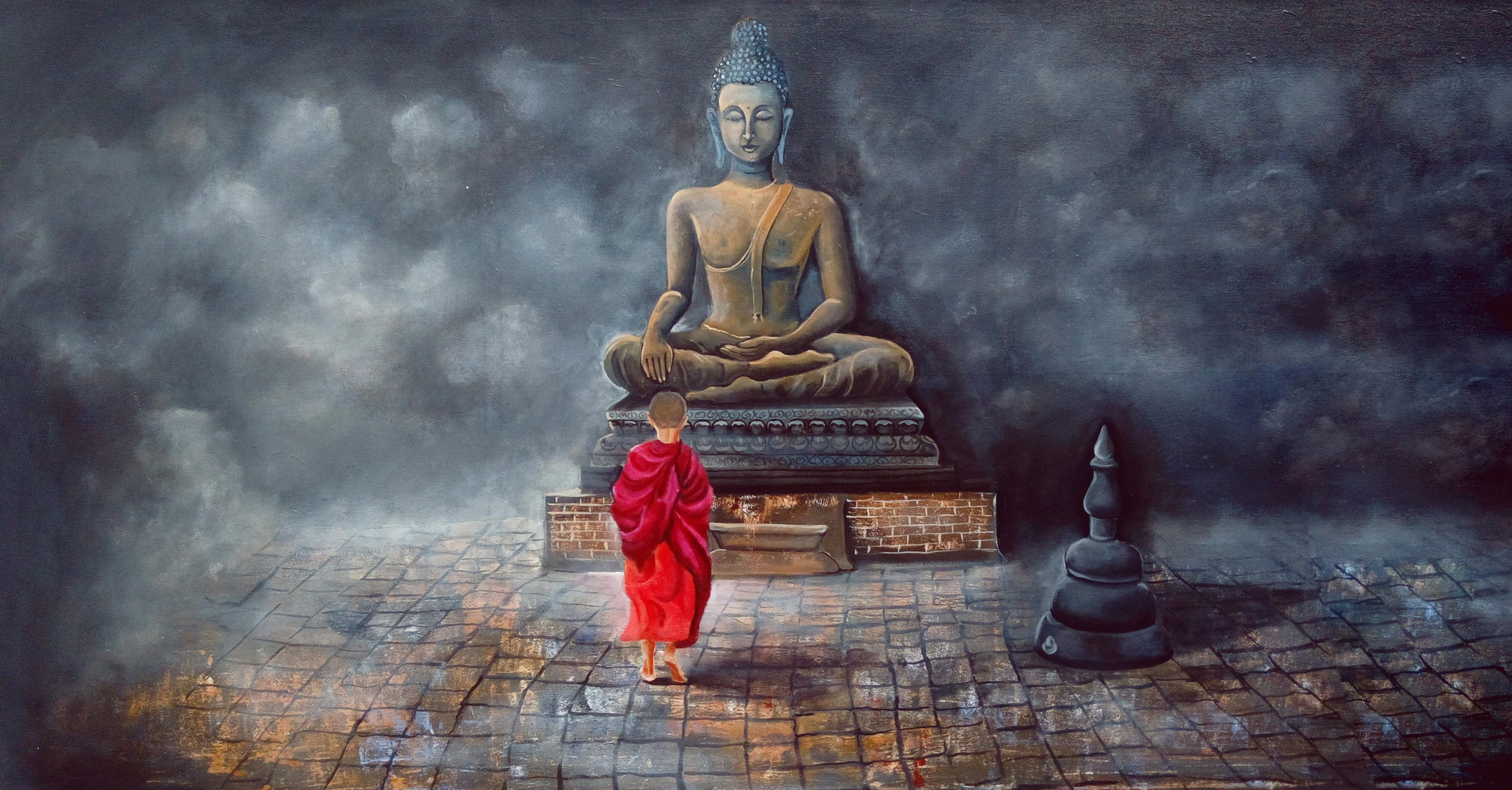 ảnh Ch&uacute; Tiểu Niệm Phật 0028