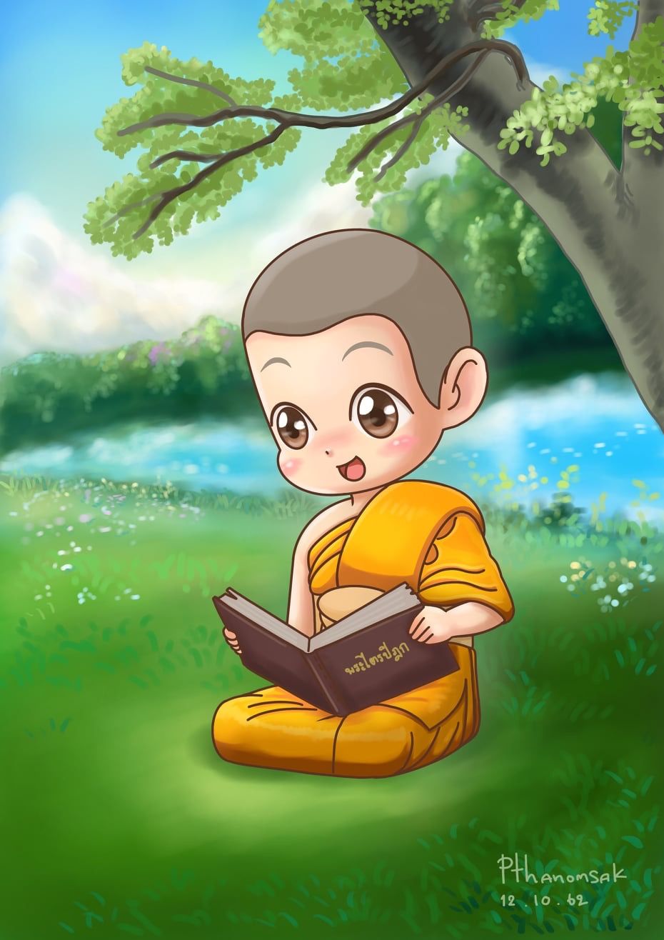 ảnh Ch&uacute; Tiểu Niệm Phật 0056