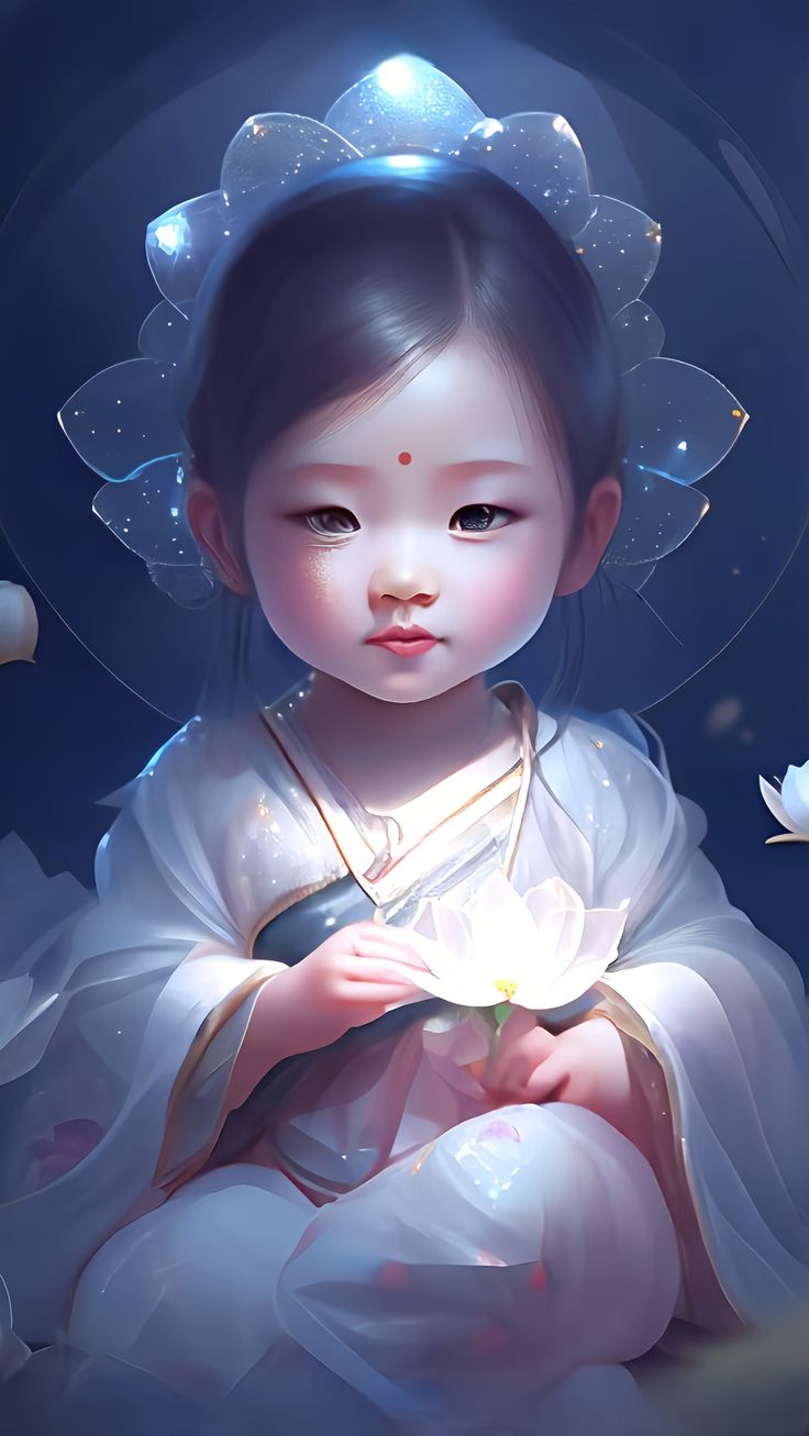 ảnh Ch&uacute; Tiểu Niệm Phật 0095