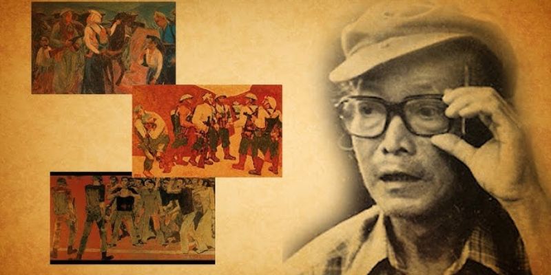 dac sac nghe thuat va bieu tuong trong buc tranh giac dot lang toi Đặc sắc nghệ thuật và biểu tượng trong bức tranh "Giặc đốt làng tôi"