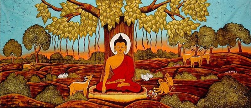 h&igrave;nh ảnh Đức Phật đi khất thực 0044