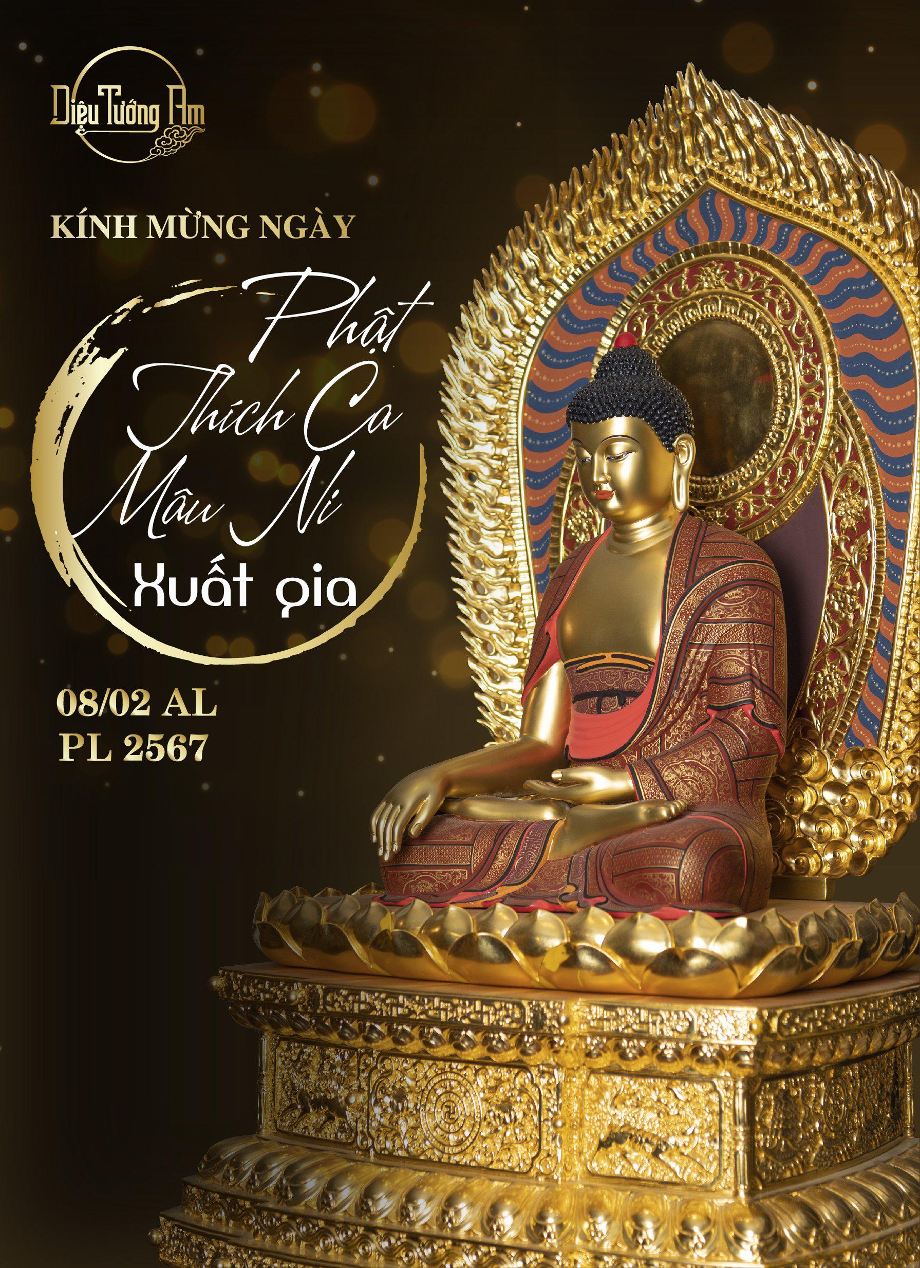 h&igrave;nh ảnh đức Phật xuất gia trong nghệ thuật