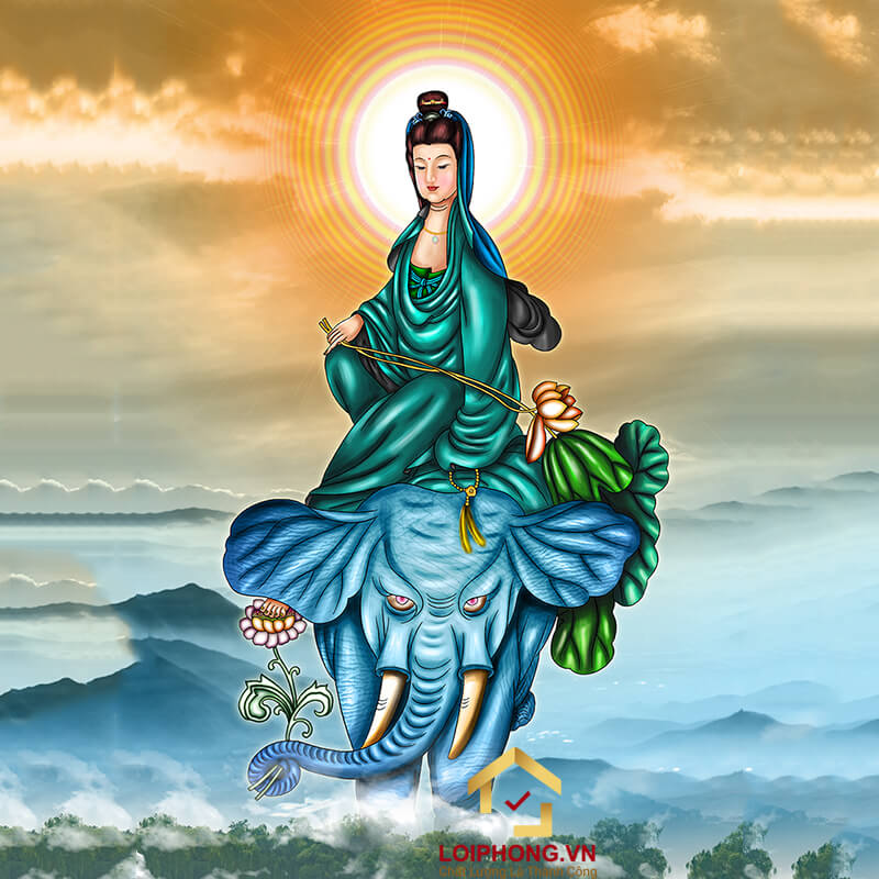 h&igrave;nh ảnh phật phổ hiền bồ t&aacute;t 0063