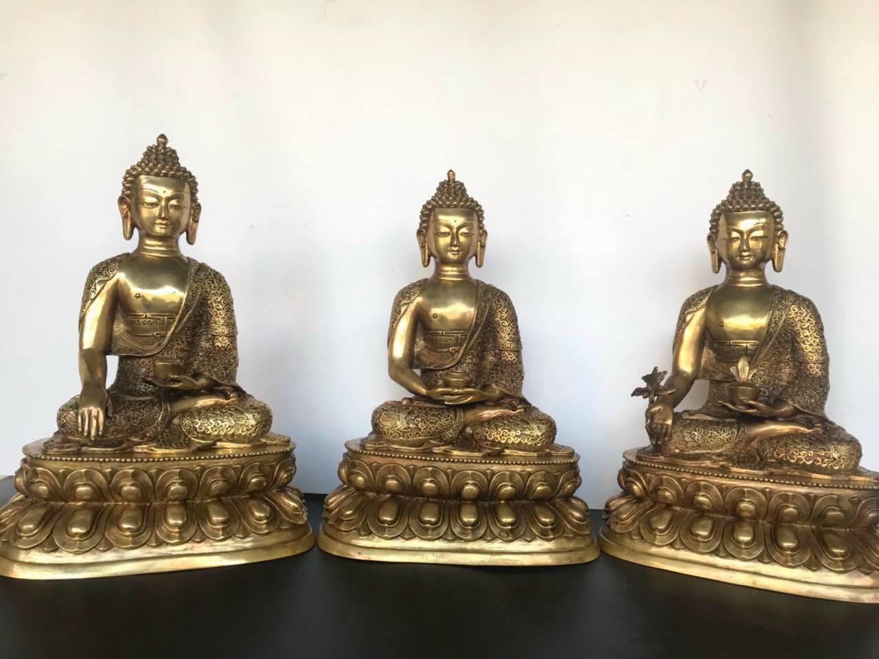 h&igrave;nh ảnh phật th&iacute;ch ca v&agrave; phật a di đ&agrave; 0039