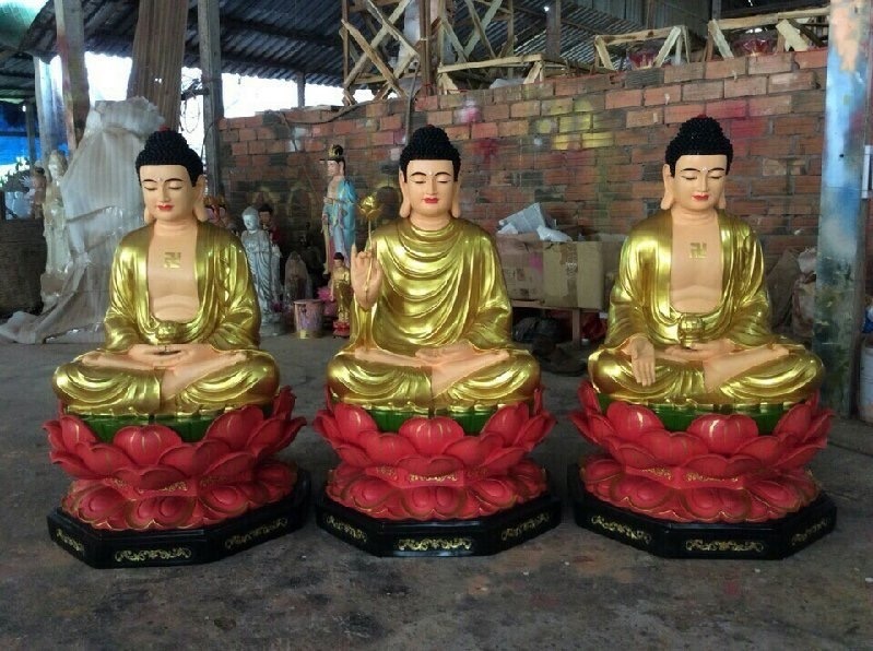h&igrave;nh ảnh phật th&iacute;ch ca v&agrave; phật a di đ&agrave; 0048