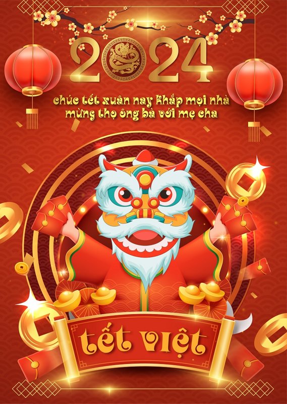 H&igrave;nh nền Tết 2025 cute với c&aacute;c nh&acirc;n vật hoạt h&igrave;nh đ&aacute;ng y&ecirc;u v&agrave; họa tiết Tết dễ thương, mang đến kh&ocirc;ng kh&iacute; vui vẻ v&agrave; ngọt ng&agrave;o