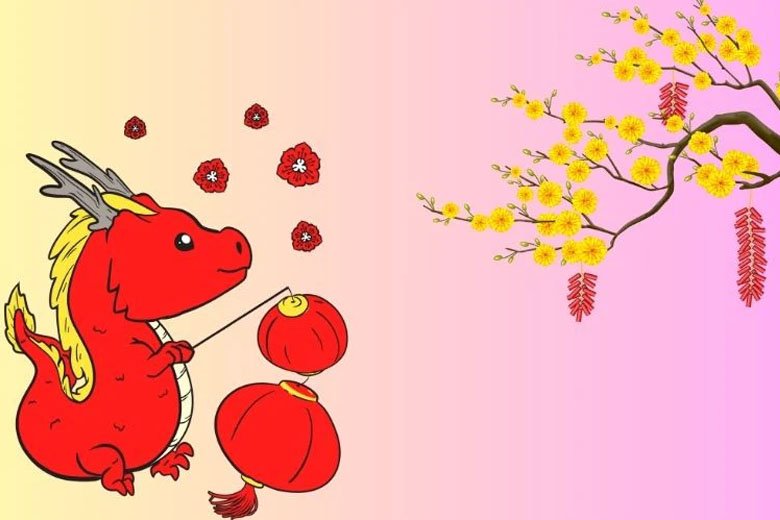 H&igrave;nh nền Tết 2025 với thiết kế mới mẻ, phản &aacute;nh sự thay đổi v&agrave; tiến bộ trong c&aacute;ch ch&agrave;o đ&oacute;n năm mới.