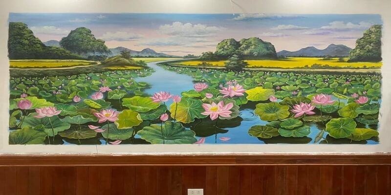 phong thuy buc tranh hoa sen phong thuy buc tranh hoa sen