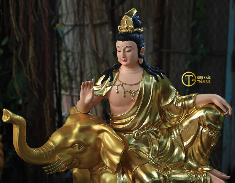 tranh Phật Bồ T&aacute;t Phổ Hiền
