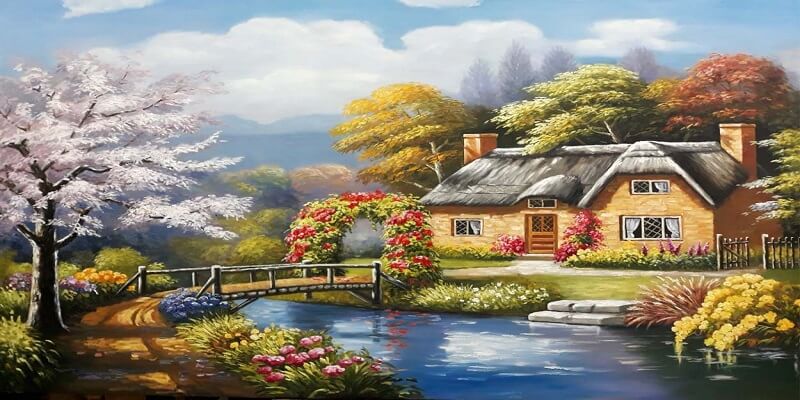 tranh son dau phong canh