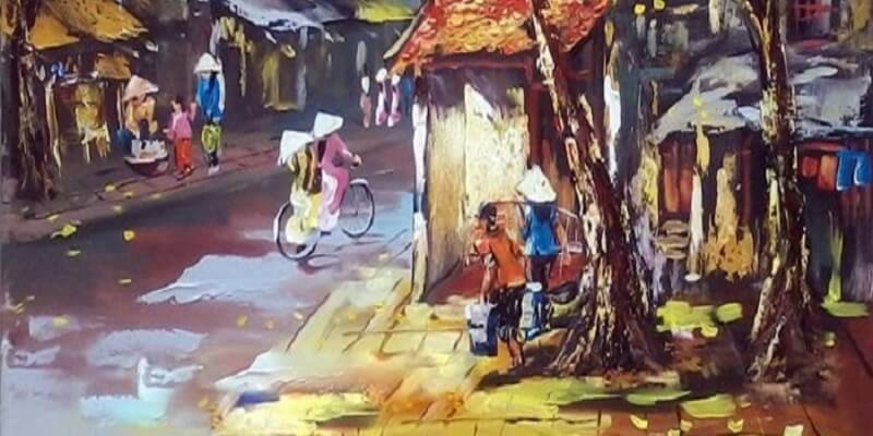 tranh son mai ha noi