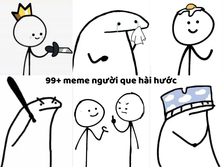 h&agrave;i hước cute ảnh người que meme 0025