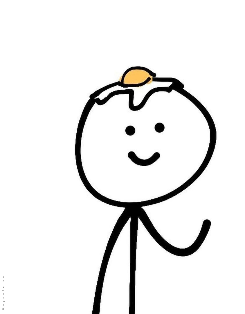 h&agrave;i hước cute meme ảnh người que